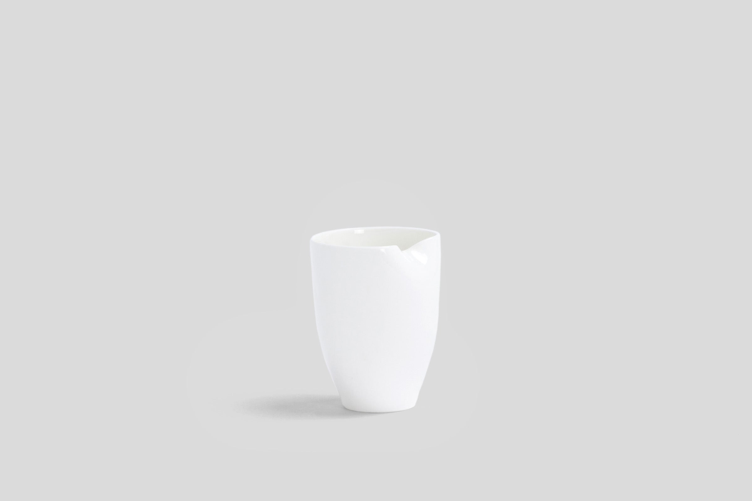 Bodo Sperlein White Sculptural Beaker