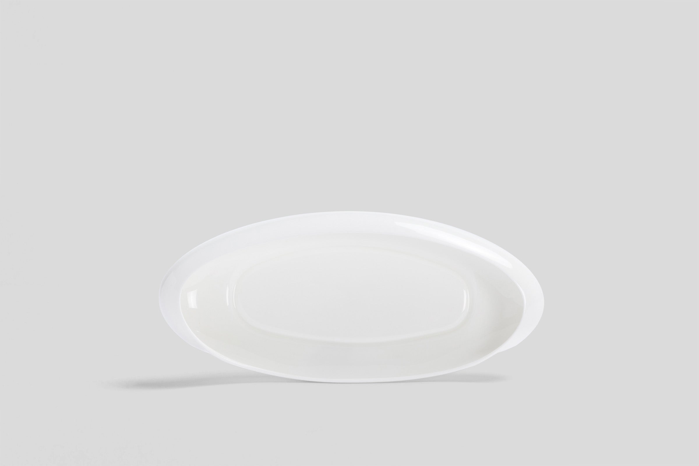 Bodo Sperlein White Sculptural Oval Lip Tray