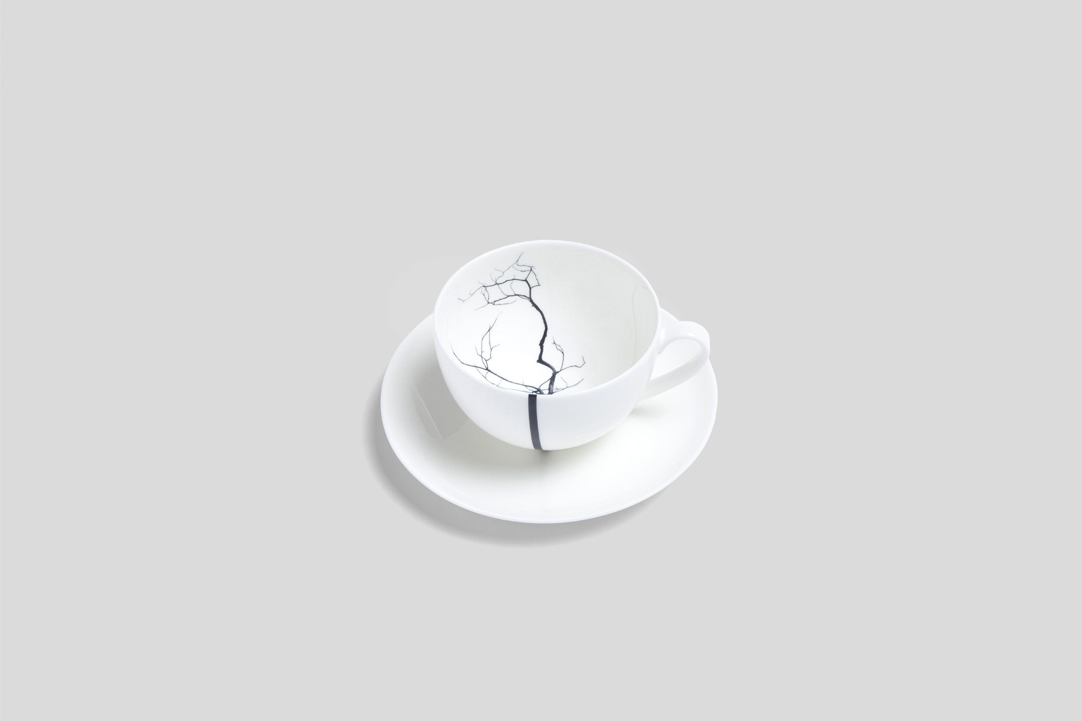 Designer-Luxury-Modern-Dibbern Black Forest Breakfast Cup & Saucer-Dibbern-Black Forest-Bodo Sperlein-Bone China-Designer-Luxury-Modern-Tasse-Becher-Kaffee Tasse