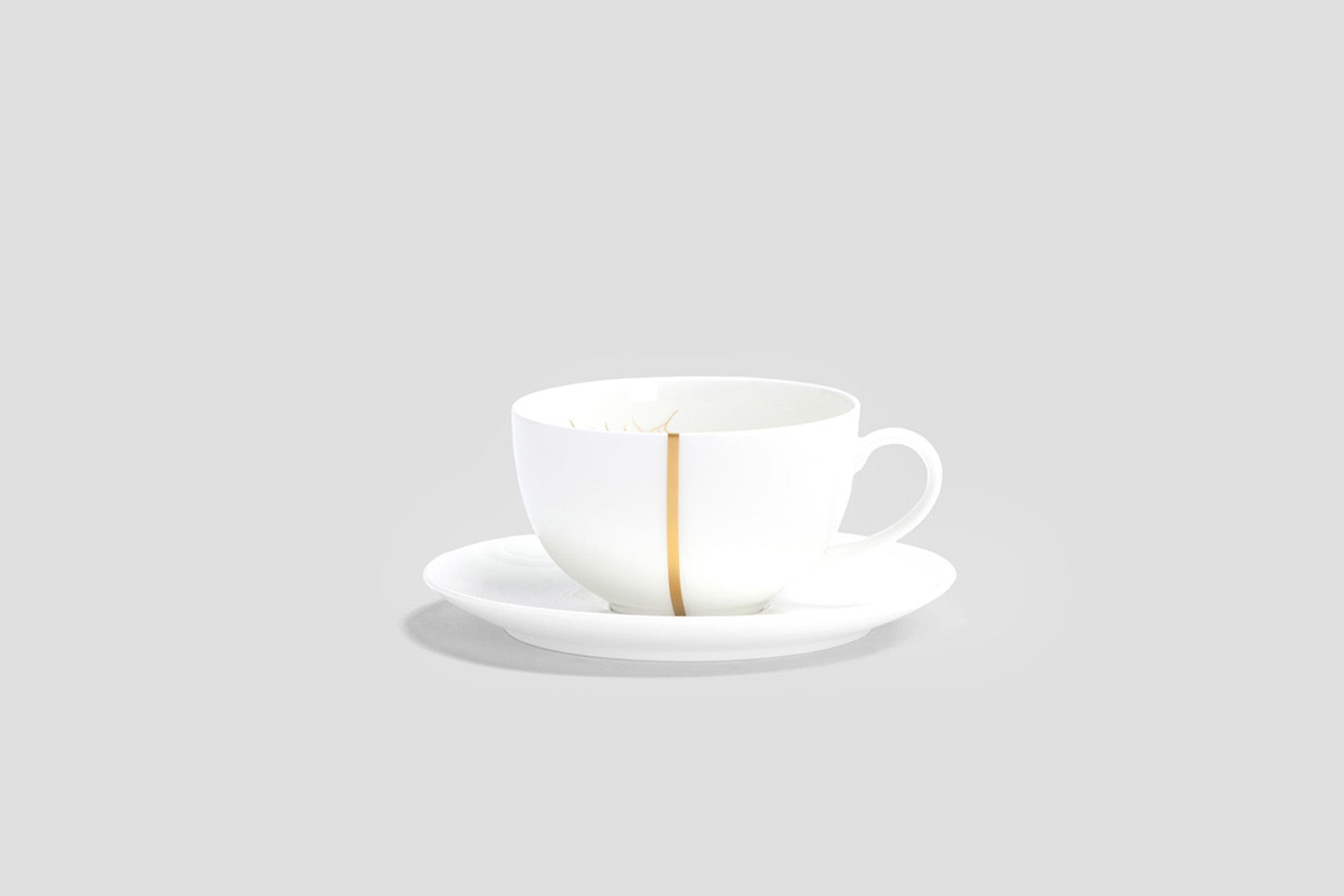 Designer-Luxury-Modern-Dibbern Golden Forest Teacup & Saucer-Dibbern-Golden Forest-Gold-Bodo Sperlein-Bone China-Designer-Luxury-Modern-Tasse-Becher-Kaffee Tasse