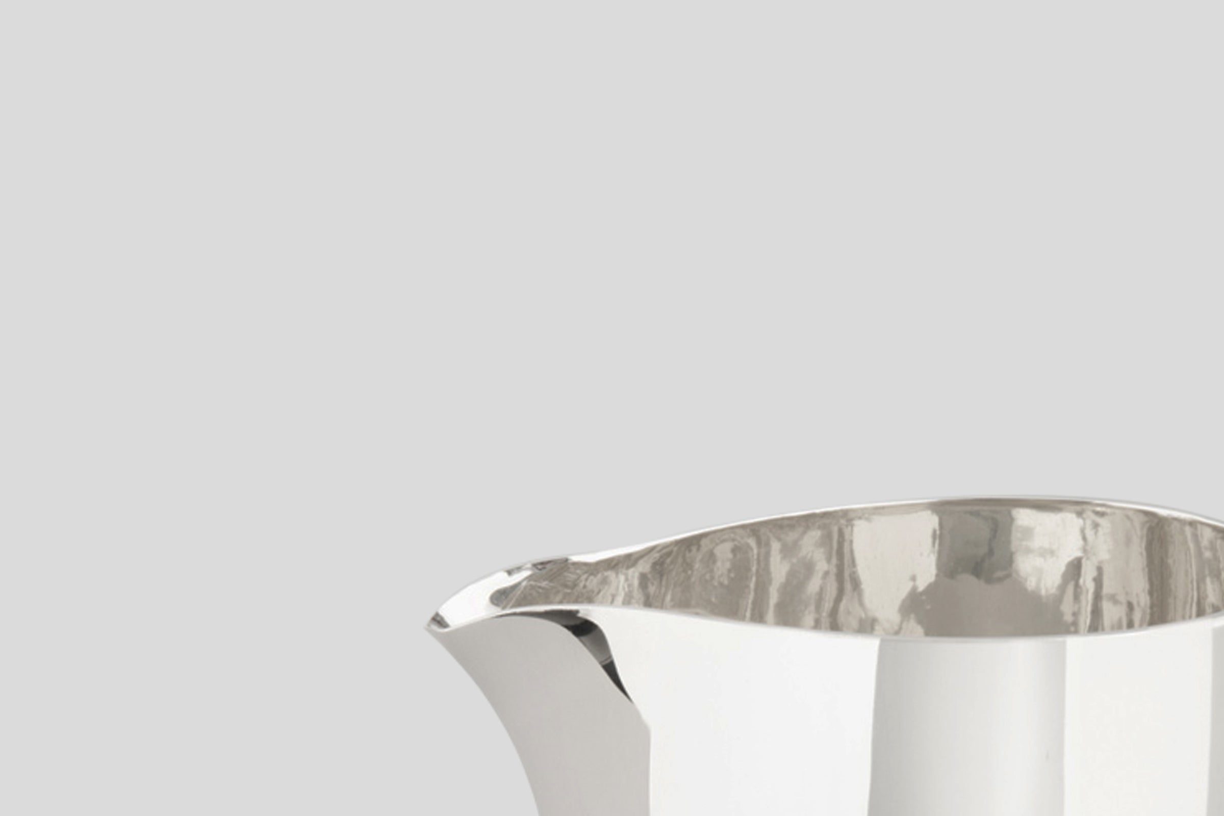 Tane Silver Lotus Creamer