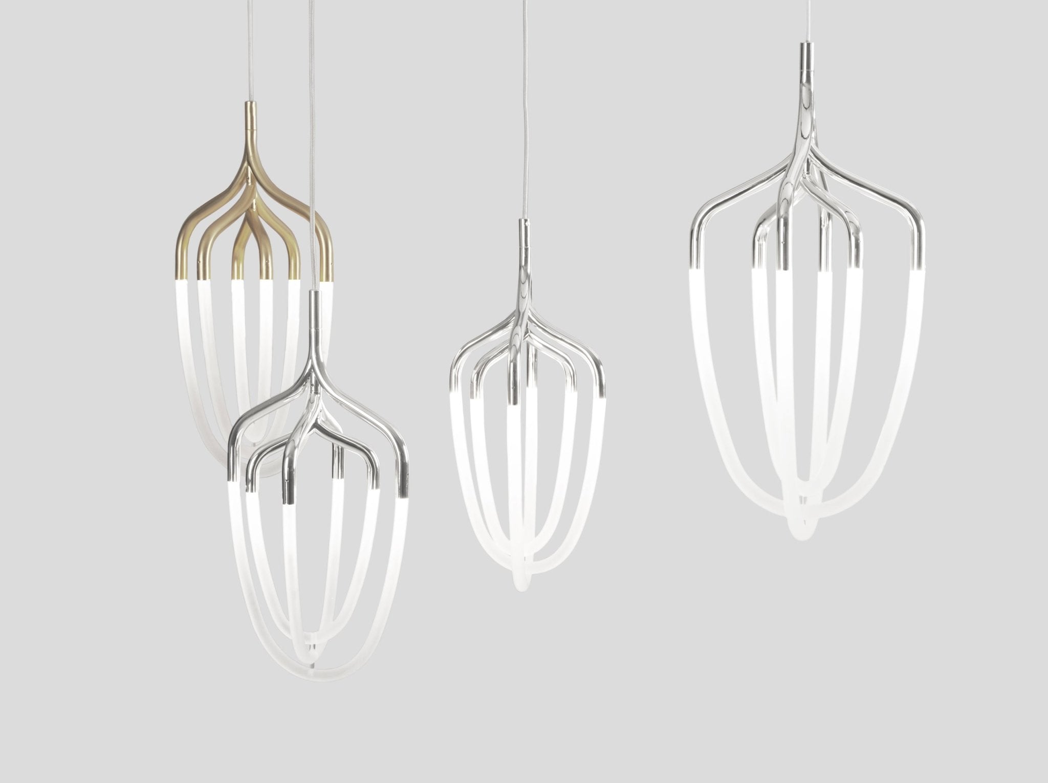 Bodo Sperlein Silver Hadron Chandelier