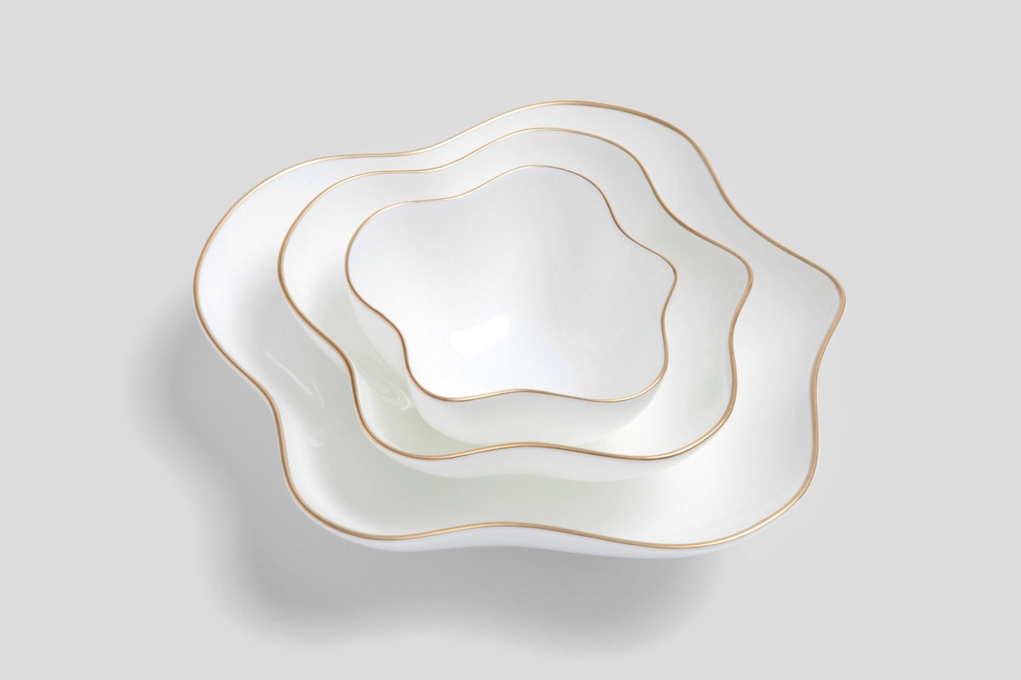 Nikko Goldline Bowl & Deep Plate